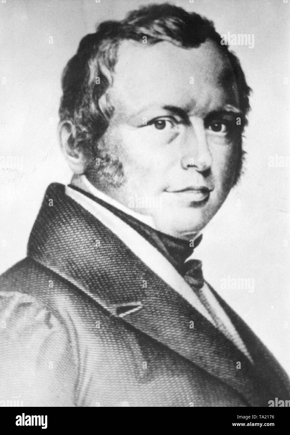 Gustav Schwab (18011860), a German poet Stock Photo Alamy