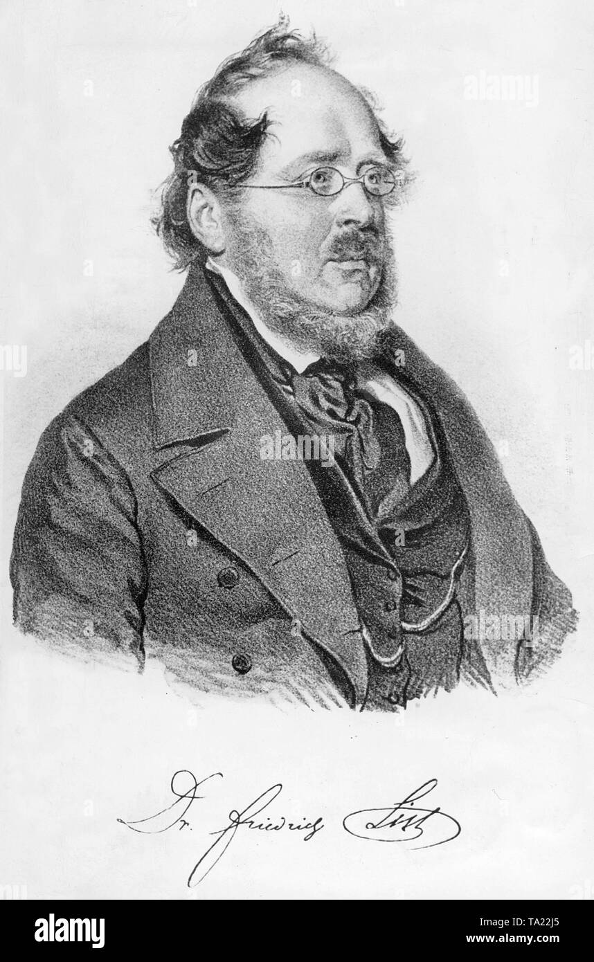 Friedrich List, a Swabian economist and politician, promoter of the  industrial and transport development in Germany, the abolition of customs  barriers within the German Confederation, development of a railway system  (+ 30.11.1846,