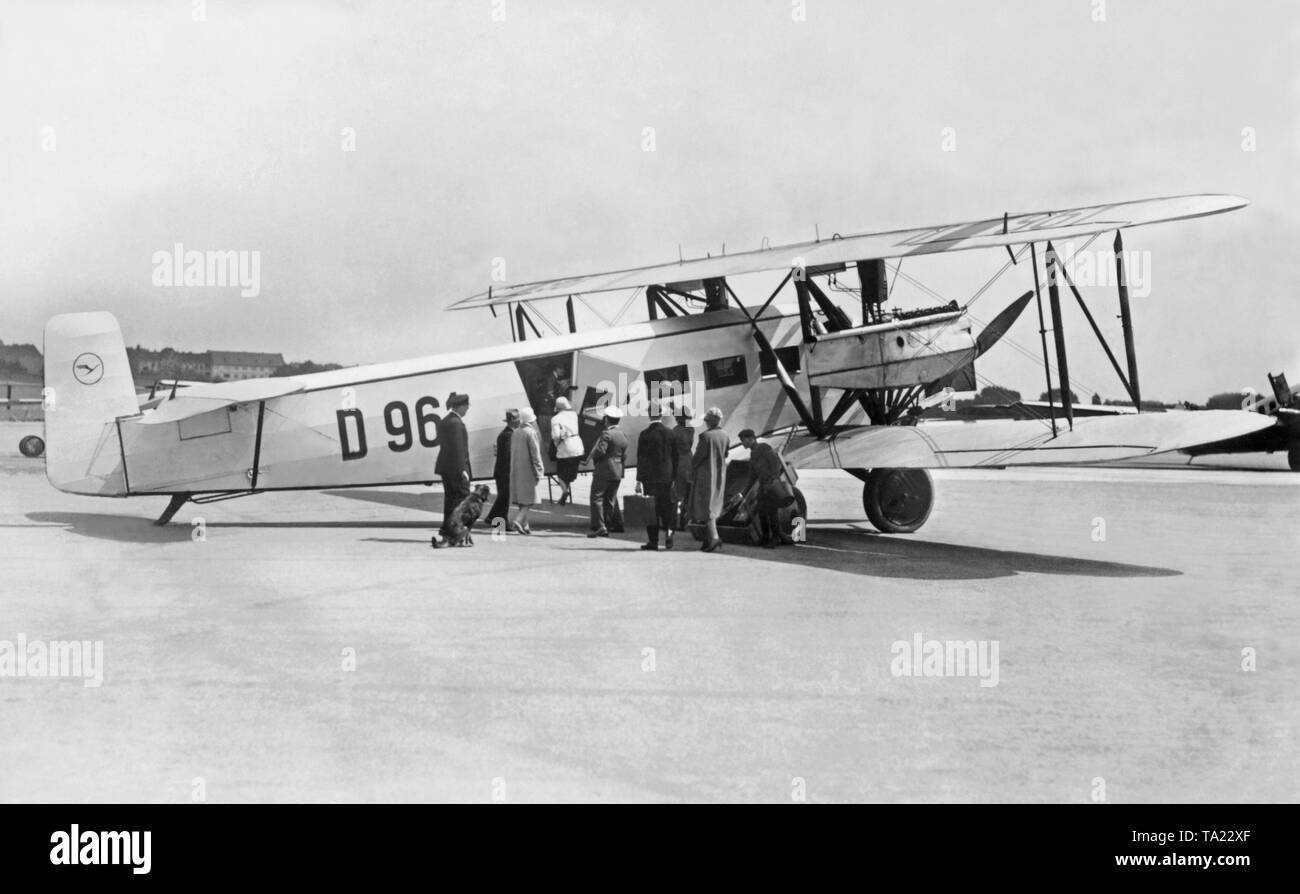The biplane L73 was in service at the Lufthansa from 1926 to 1933 ...