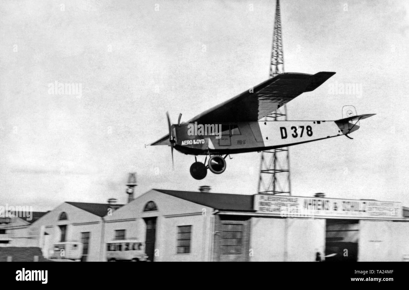 Germany 1926 Luft-Fahrzeug-Gesellschaft LFG 18 Airplane Original Photograp  64934