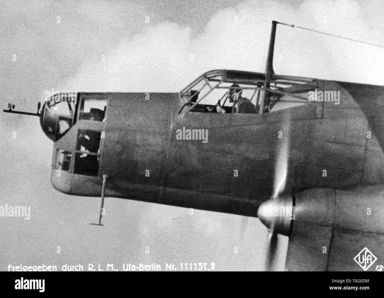 WW2 Propaganda photo of German Junkers JU 86 on tarmac WW2 Propaganda photo of German Junkers JU 86 on tarmac