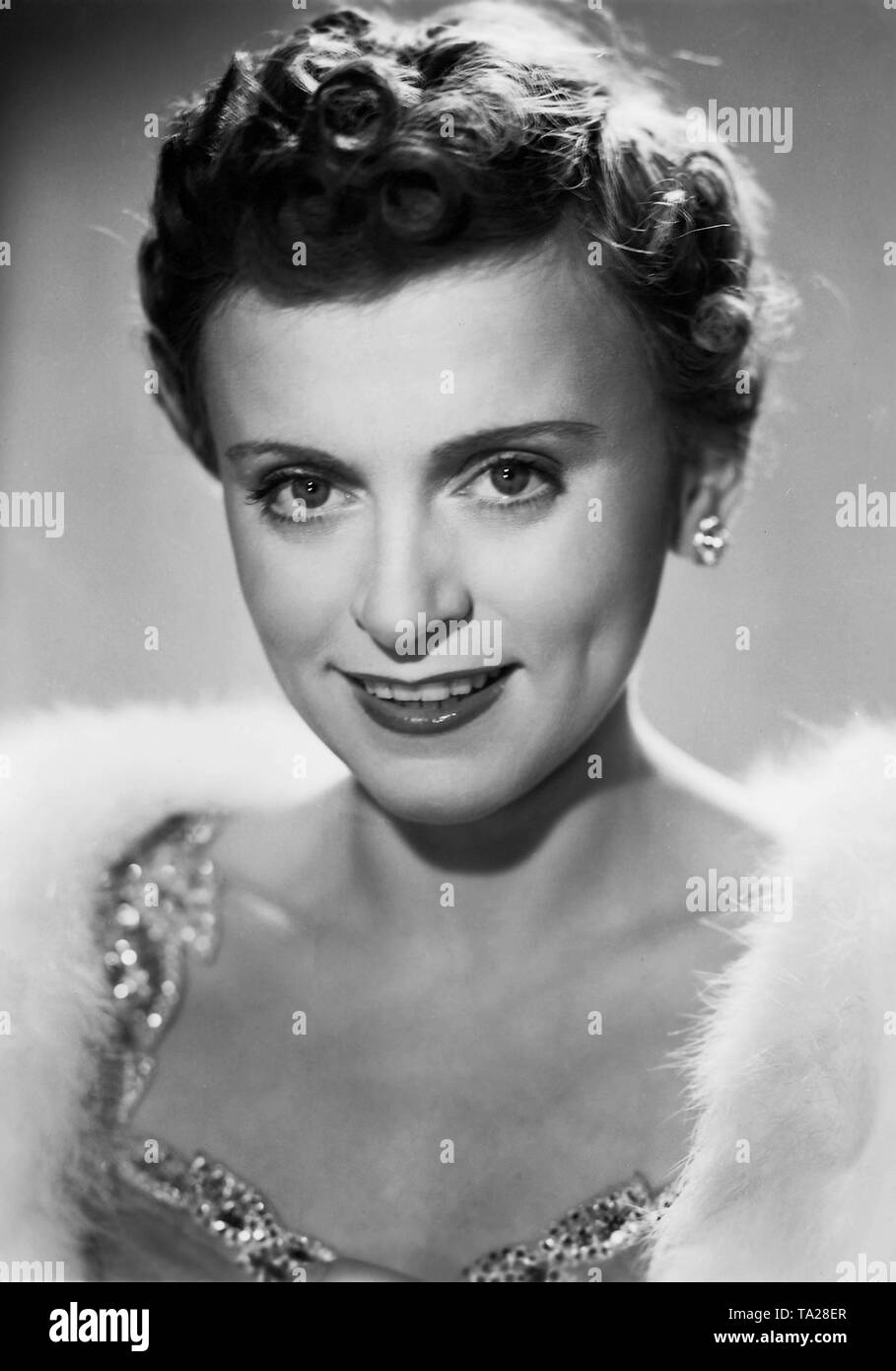 Luise Ullrich (1911-1985), Austrian actress, in a scene from 'The Day After the Divorce', directed by Paul Verhoeven. Stock Photo