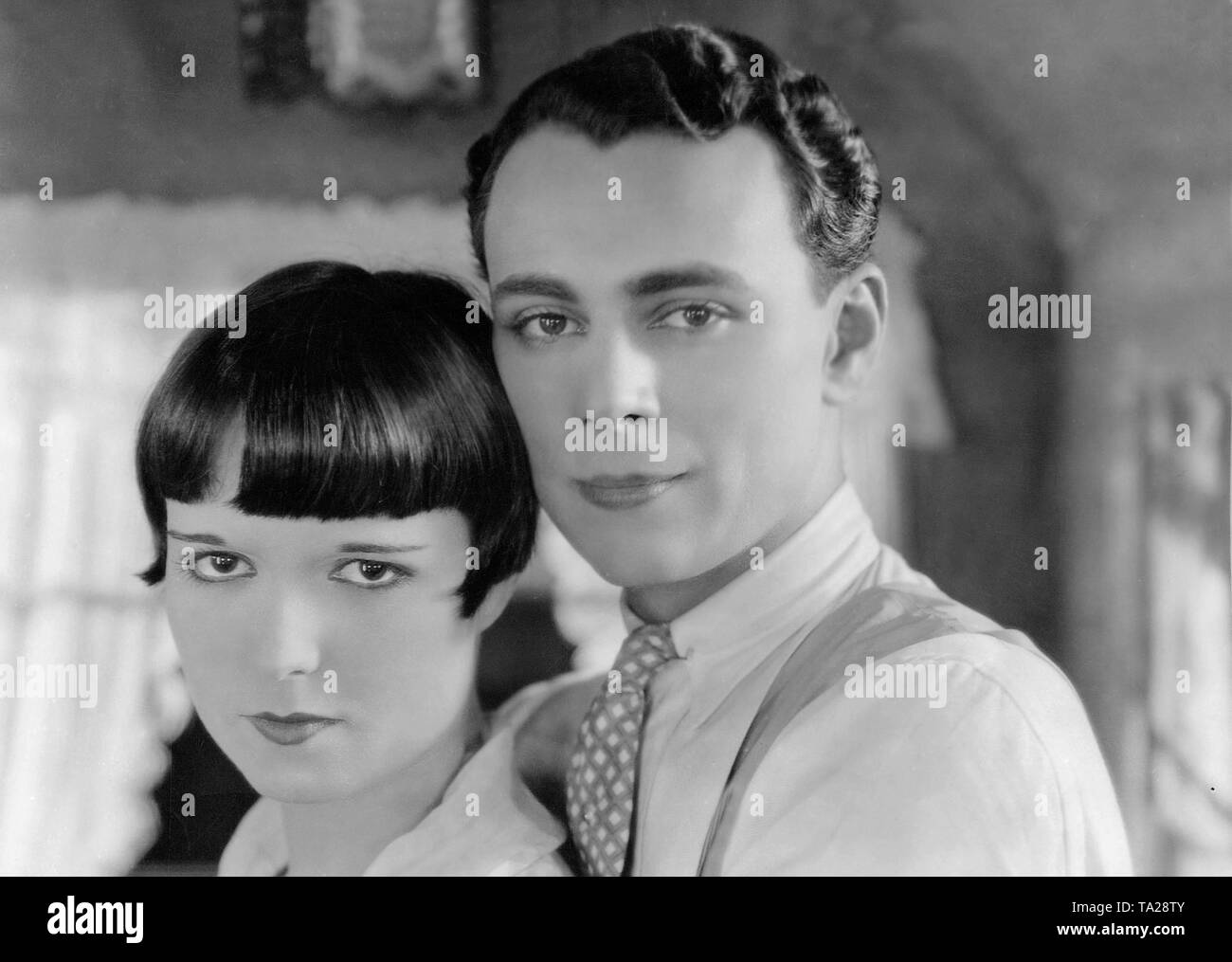 Louise Brooks and William Collier in 'Just Another Blonde', directed by Alfred Santell, USA 1926. Stock Photo