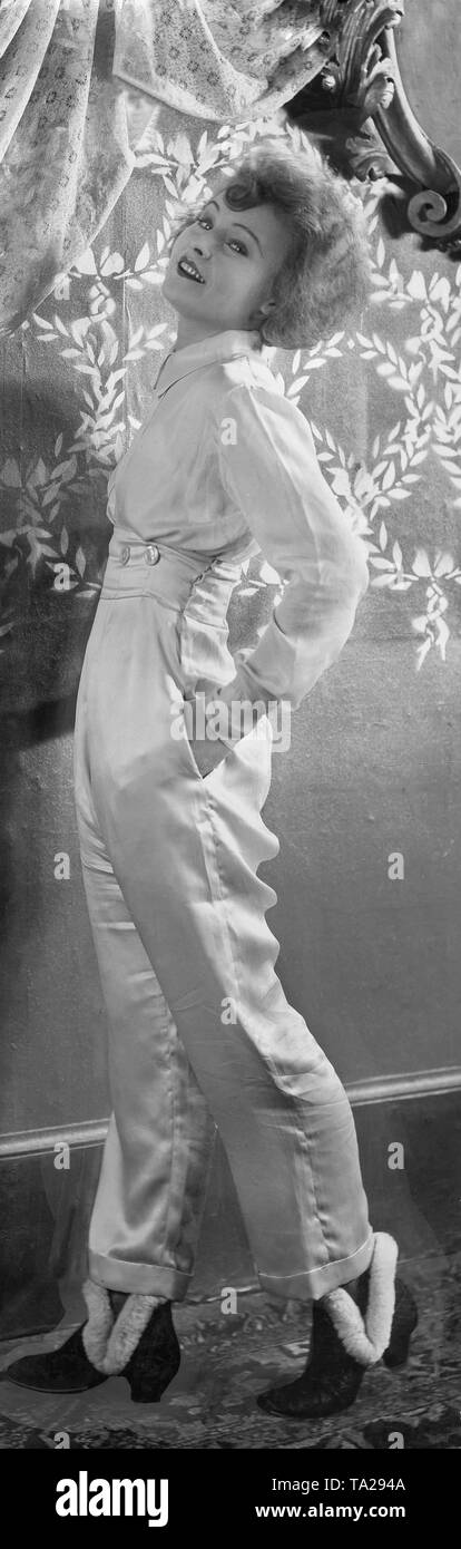 Lilian Harvey in the movie 'Vater werden ist nicht schwer', directed by Erich Schoenfelder, Germany, 1926 Stock Photo