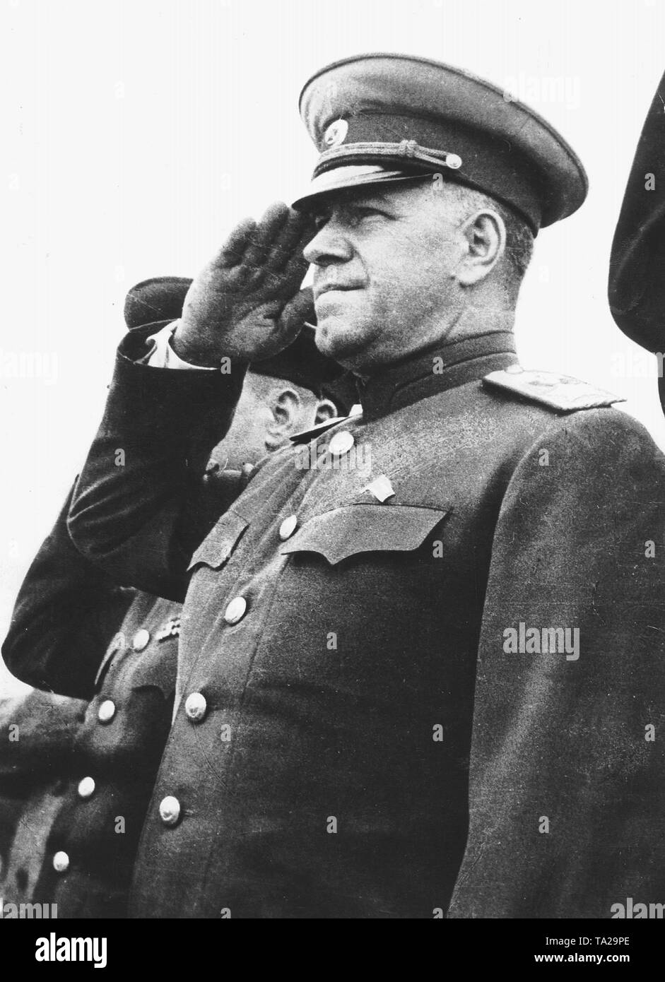 Georgy Zhukov (1896-1974), Marshal of the Soviet Union, Marschall Georgij Schukow (1896-1974), Stock Photo
