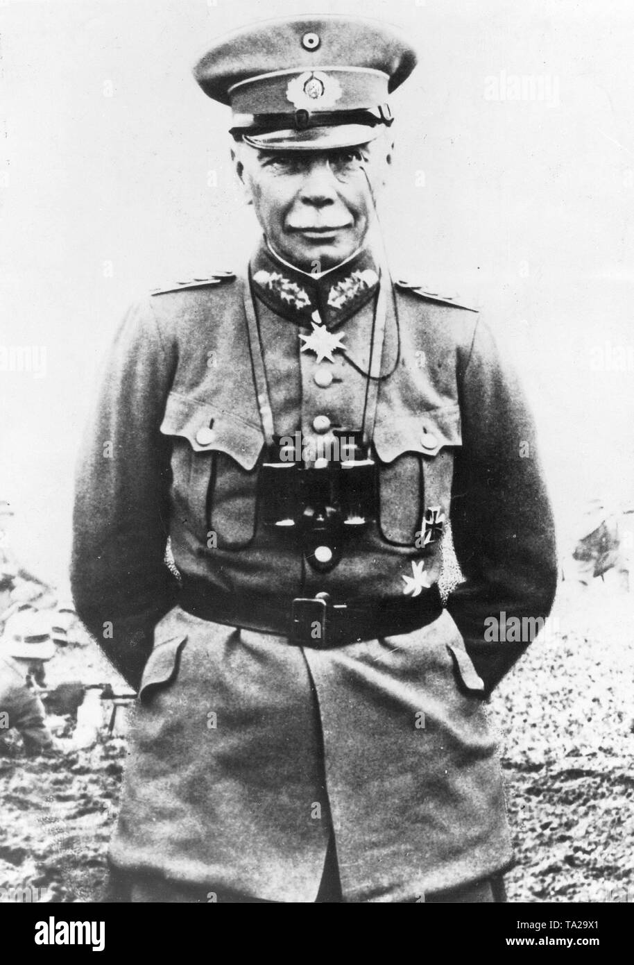 Colonel-General Hans von Seeckt as Chief of the Supreme Army Command. Stock Photo