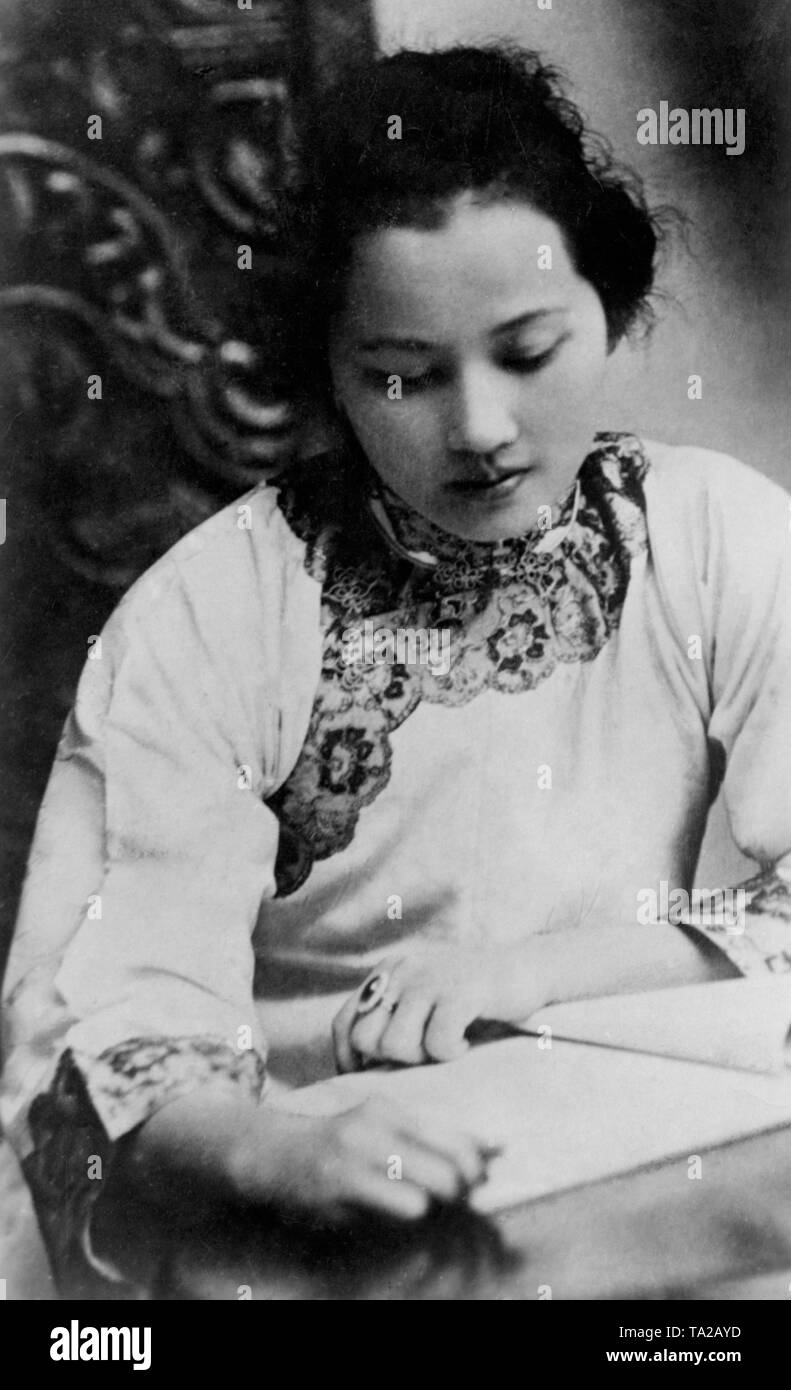 Song Quingling, widow of the Chinese politician Sun Yat - Sen. Stock Photo