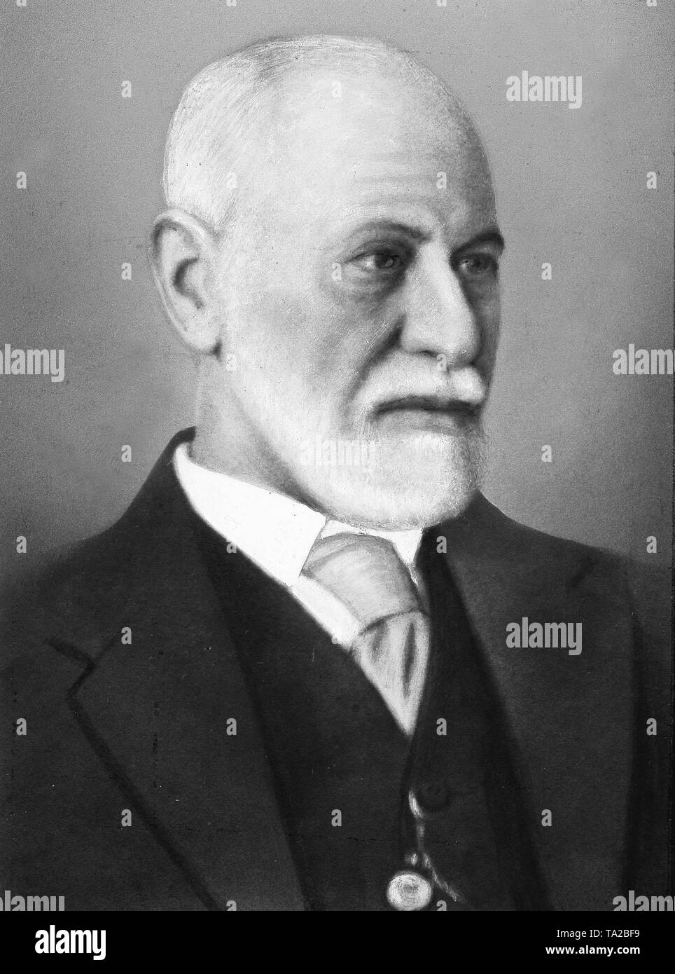 Sigmund freud portrait Black and White Stock Photos & Images Alamy