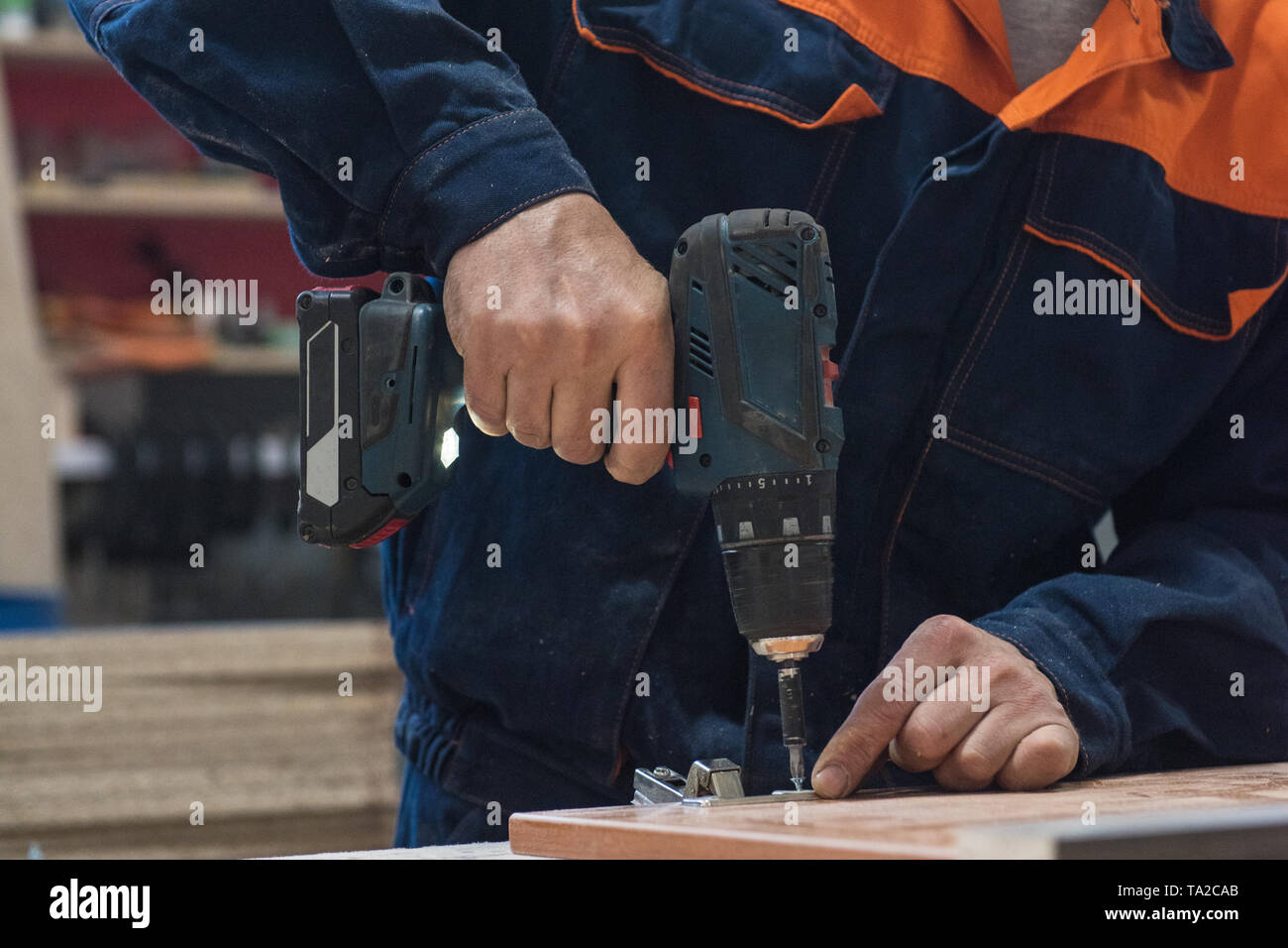 Furniture production concept Stock Photo Alamy