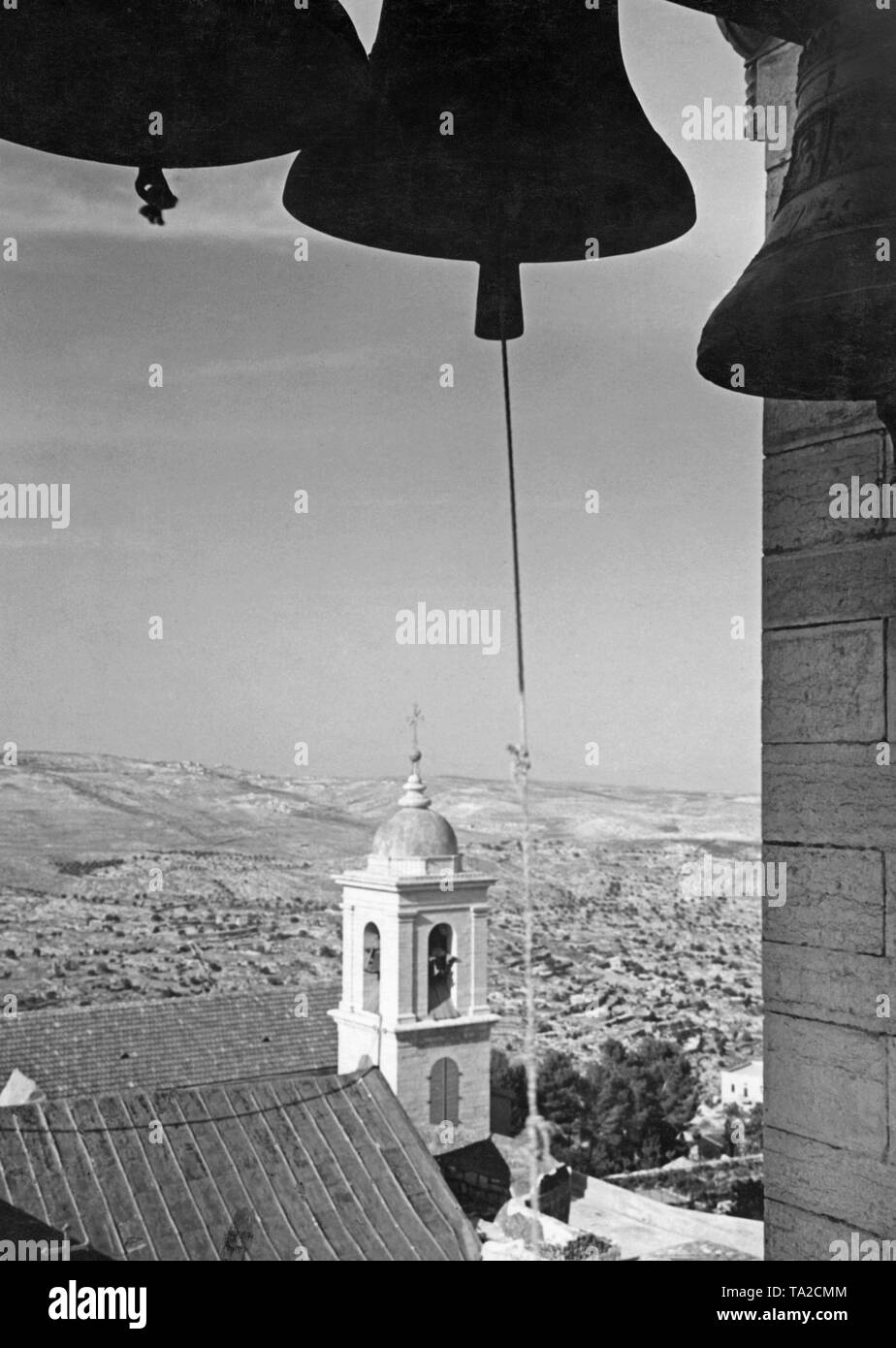 A view from a bell tower in bethlehem hi-res stock photography and ...