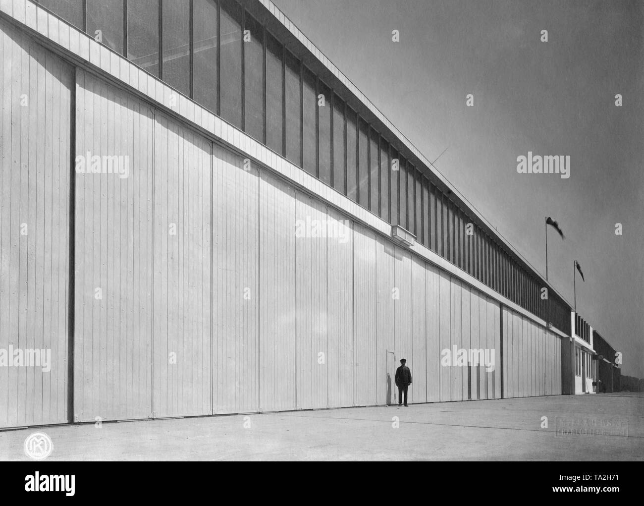 Hangar At The Berlin Tempelhof Airport Stock Photo Alamy