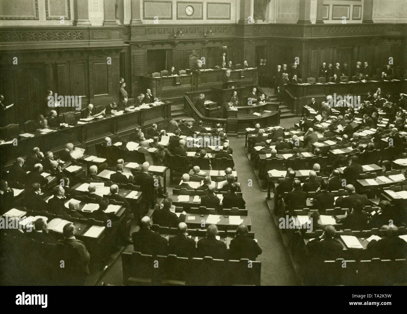 The Prussian National Assembly in the House of Representatives in