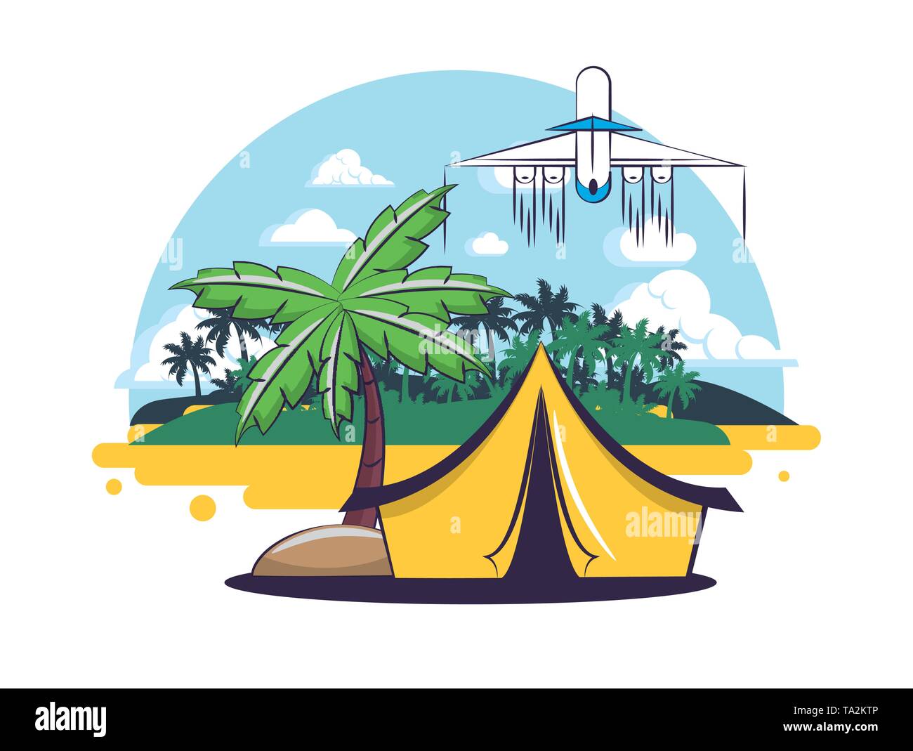 Beach and summer Stock Vector Image & Art - Alamy