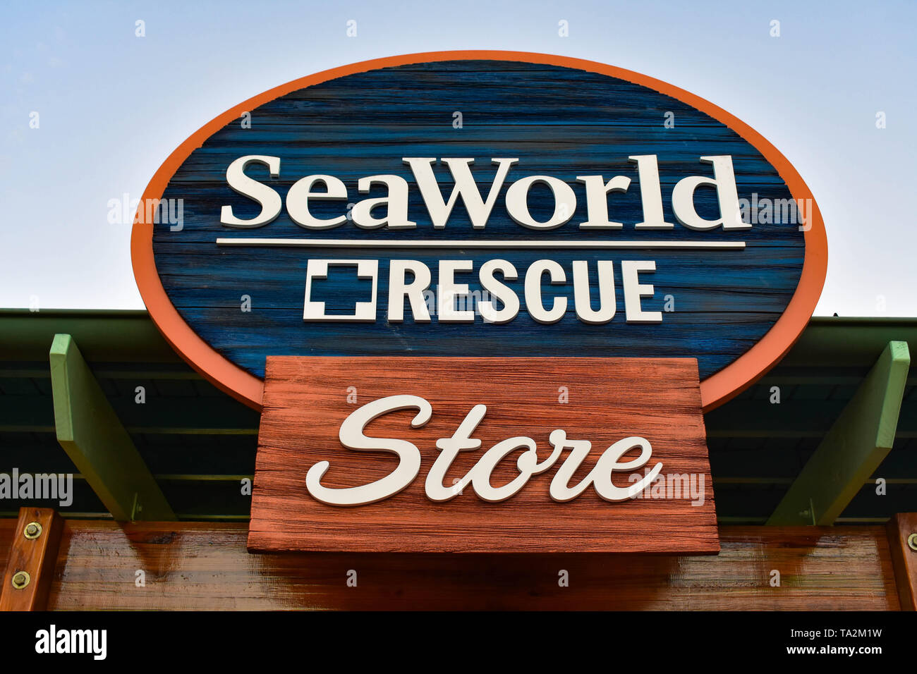 Orlando, Florida . February 26, 2019. Top view of Seaworld Rescue