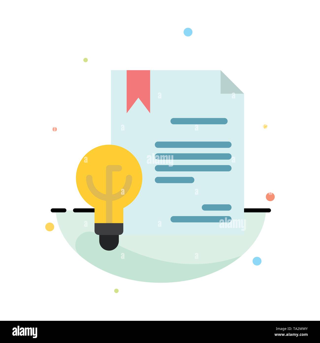 Business, Copyright, Digital, Invention, Law Abstract Flat Color Icon Template Stock Vector
