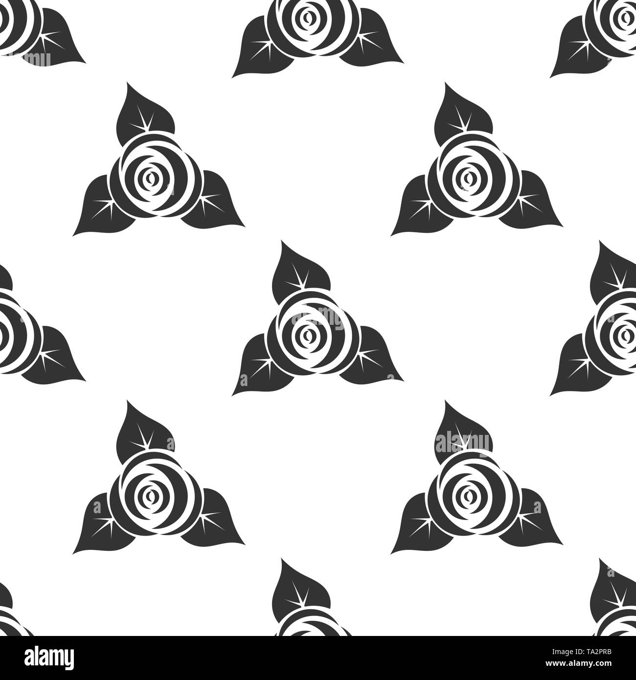 Roses seamless pattern. Vector illustration Stock Vector Image & Art ...