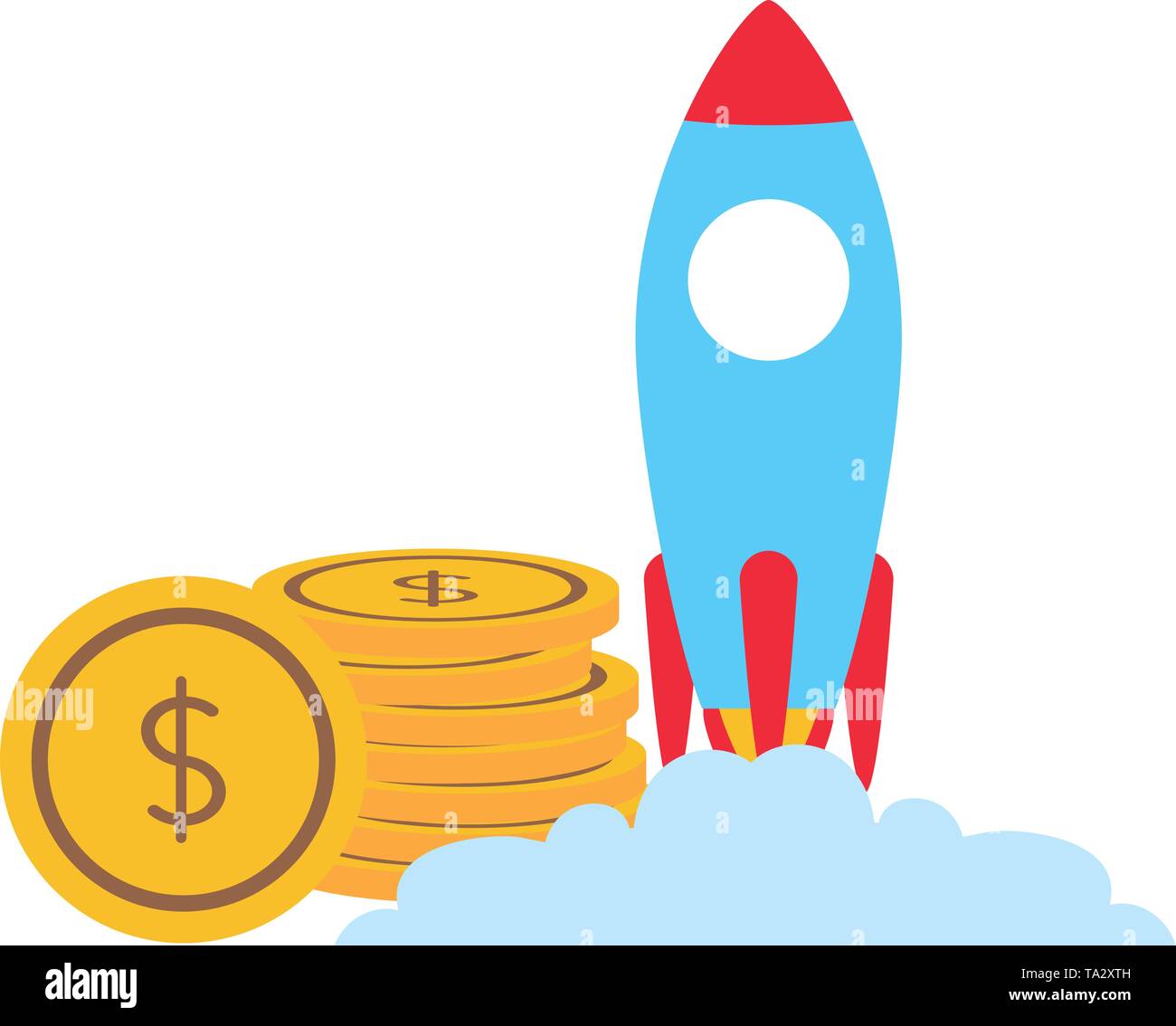 rocket money business Stock Vector Image & Art - Alamy