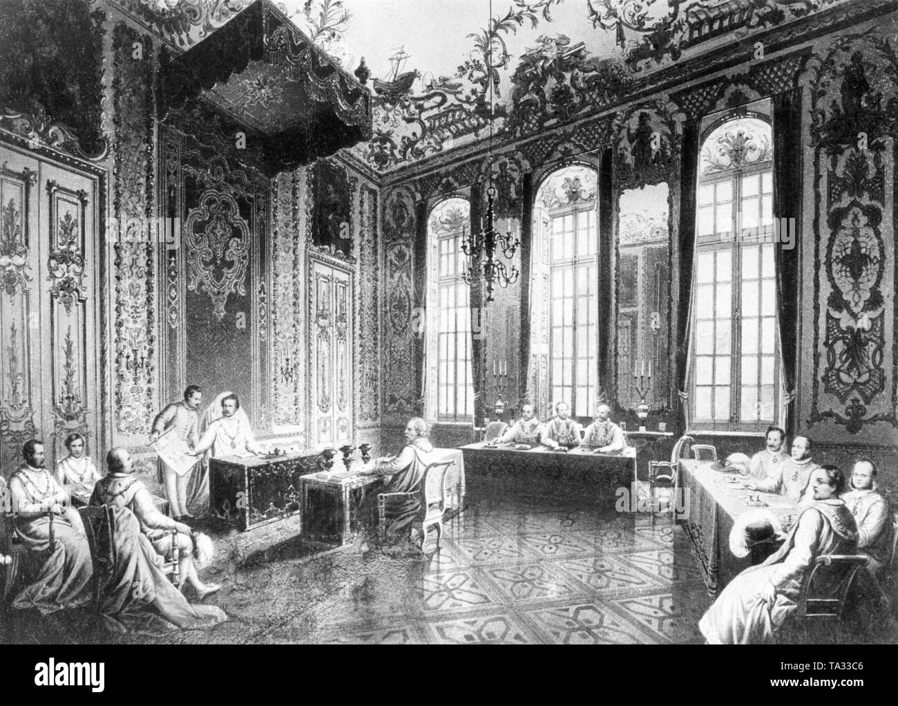 Residenz Munich Black And White Stock Photos Images Alamy