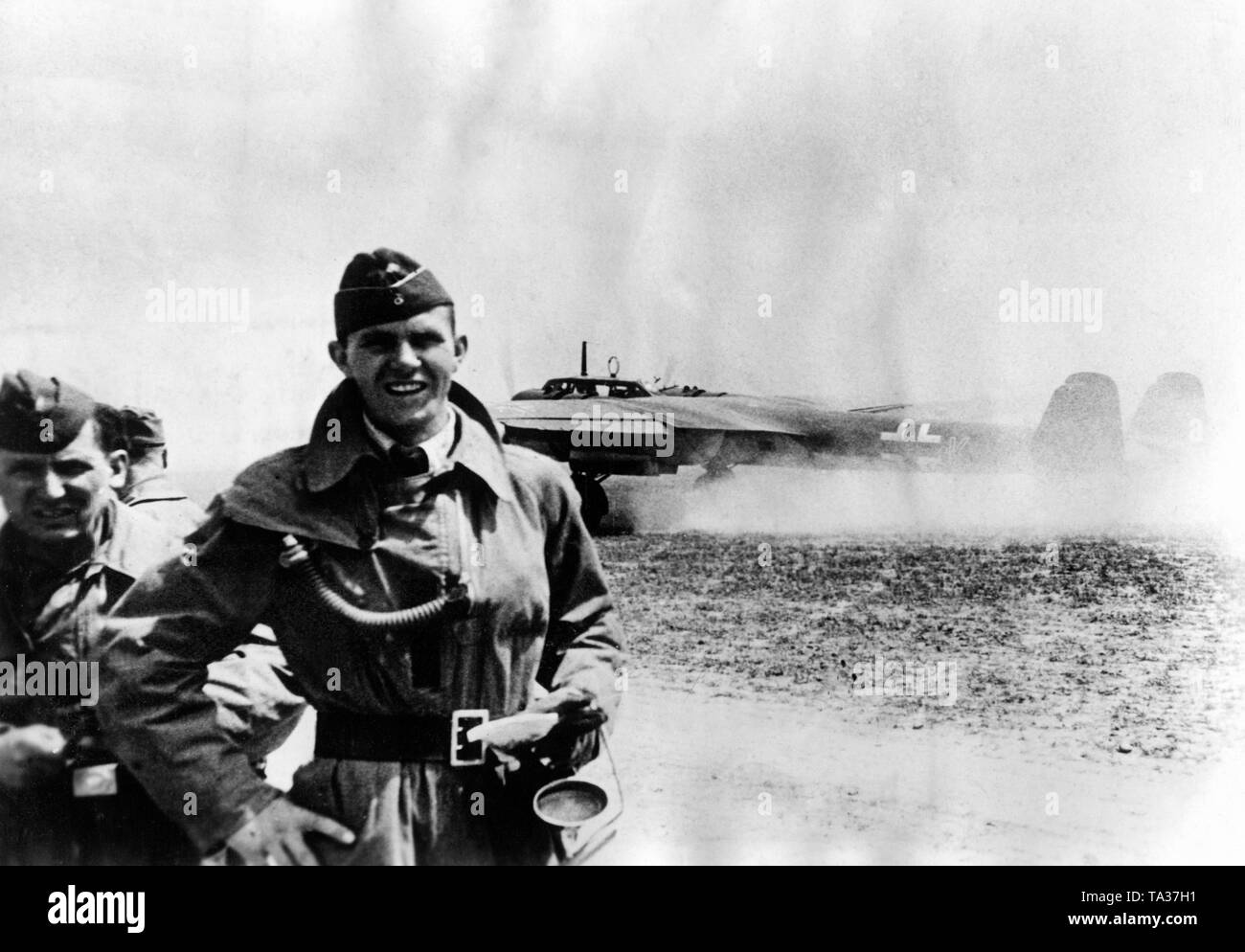 Luftwaffe jet fighter Black and White Stock Photos & Images - Alamy