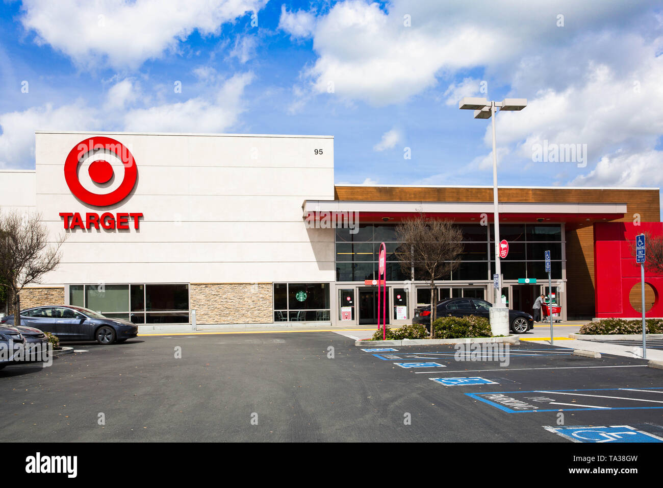 San Jose, CA/ USA - March 26, 2019: Target store building. Target Corporation is the eighth-largest retailer in the United States, and is a component Stock Photo