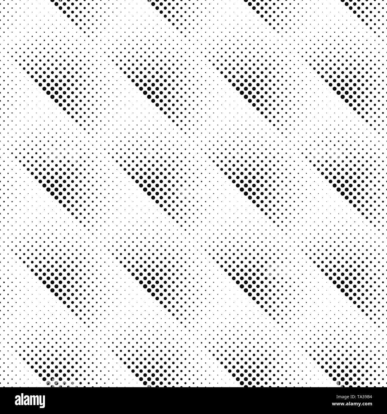 Geometrical black and white dot pattern background design Stock Vector ...