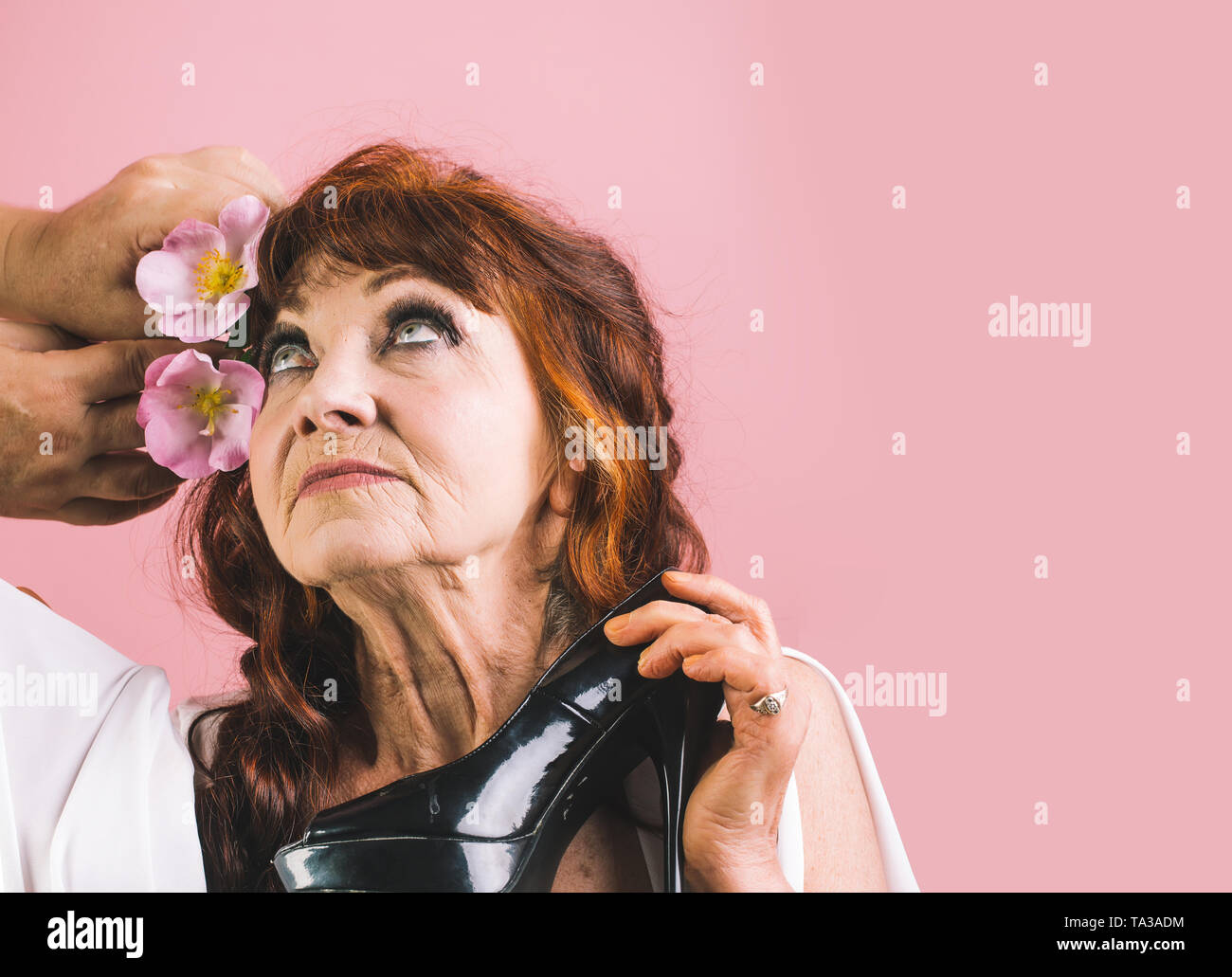 Elderly Lady Hair Salon Stock Photos Elderly Lady Hair Salon