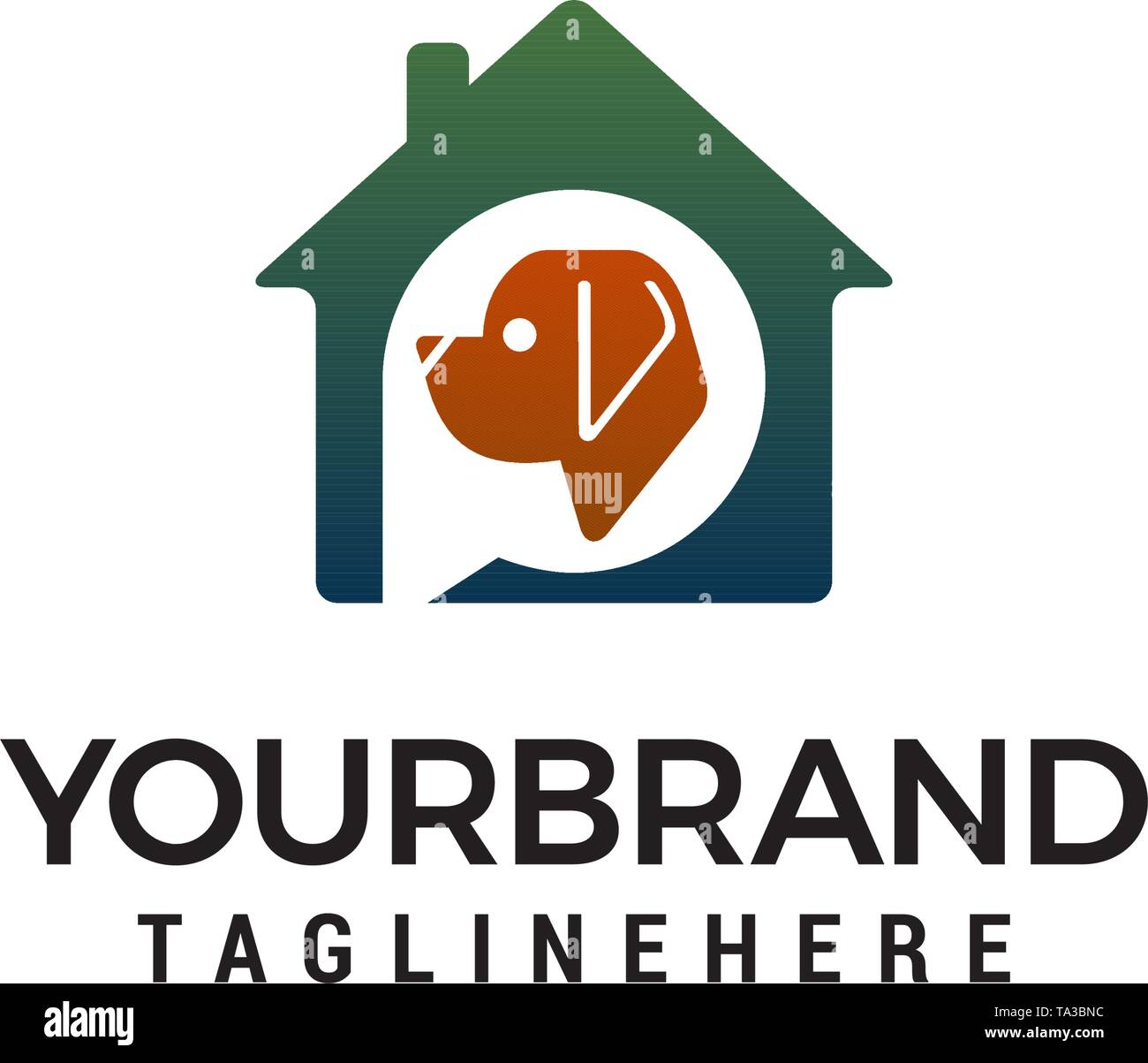 Vector Pet House logo design concept template vector Stock Vector Image & Art Alamy