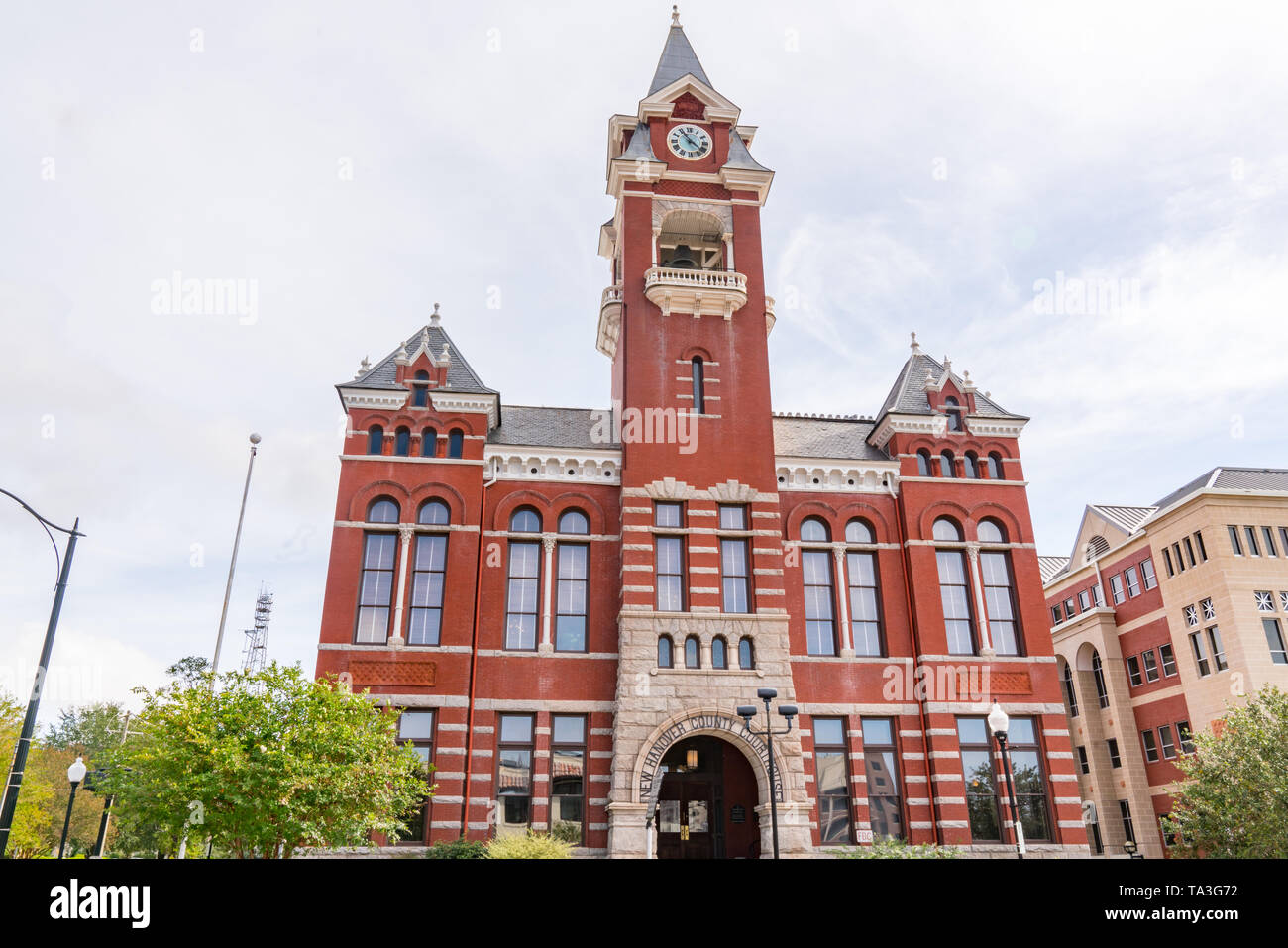 Wilmington, NC - November 6, 2018: Historic New Hanover County Courthouse in Wilmington, North Carolina Stock Photo