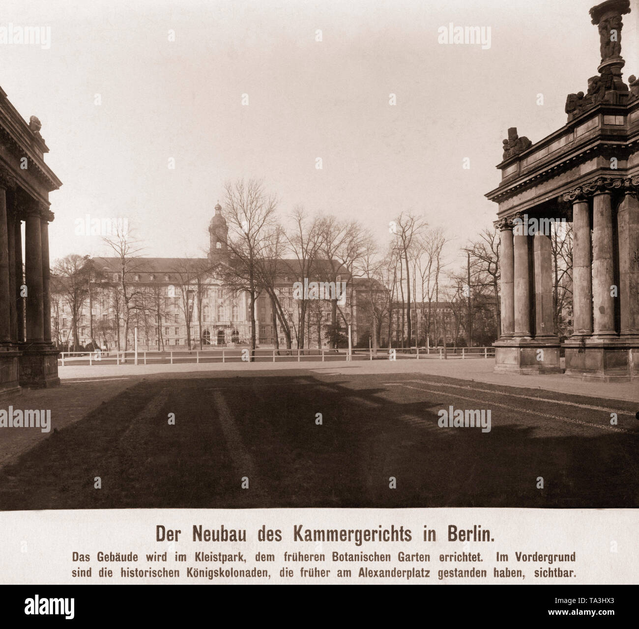 The new building of the Kammergericht is to be built in the former