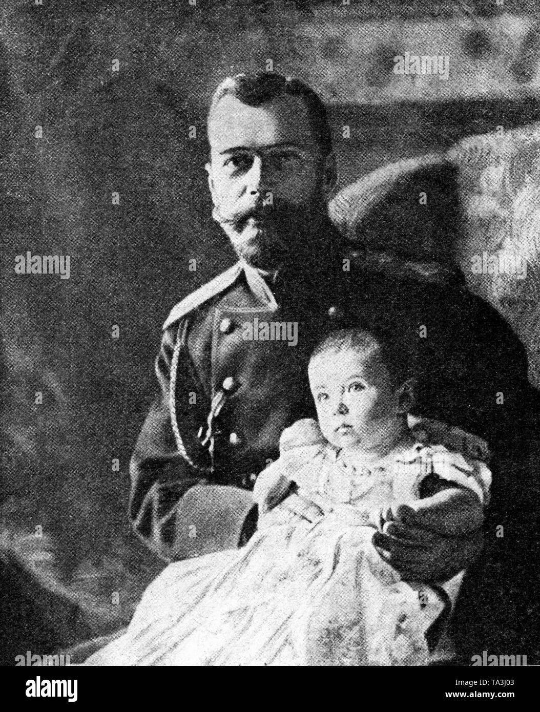 the Emperor of Russia and Cesarevitch Alexey Nicholas II Romanov 