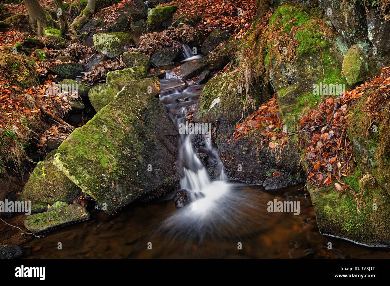 Longshaw Junction Longshaw waterfalls hi-res stock photography and images - Alamy
