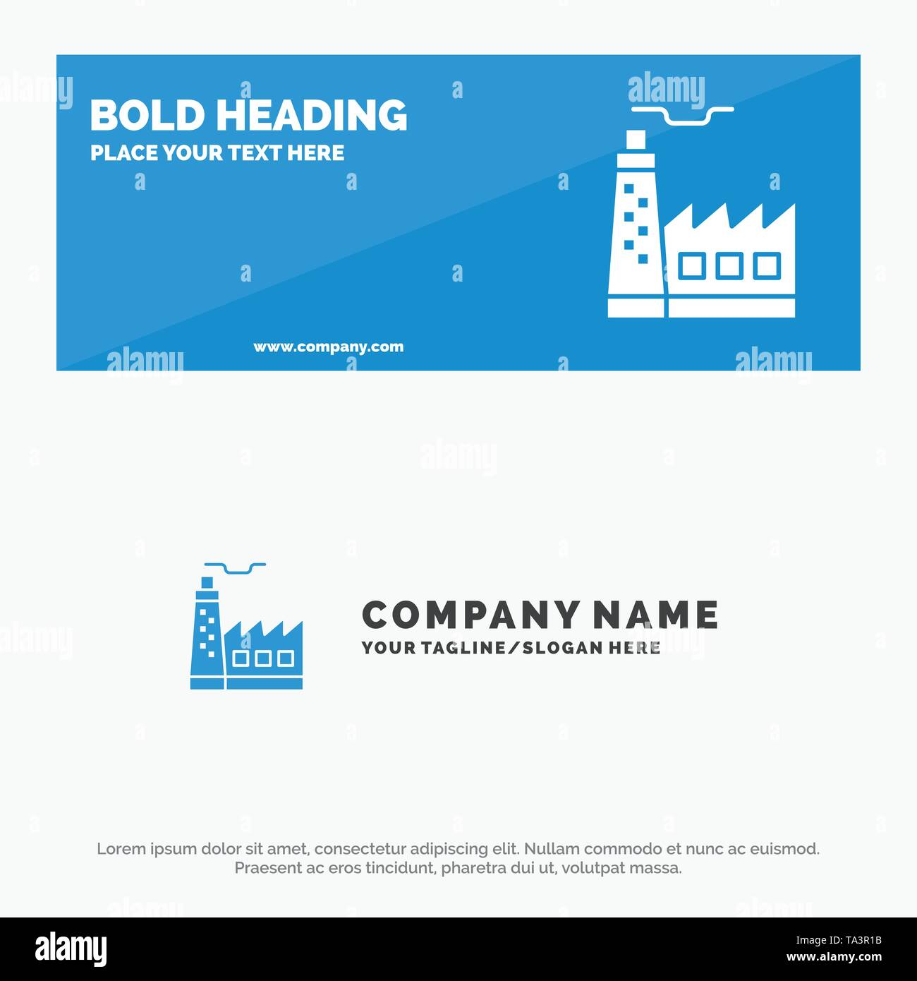 Industrial Concept Factory Icon Design Stock Photos Industrial