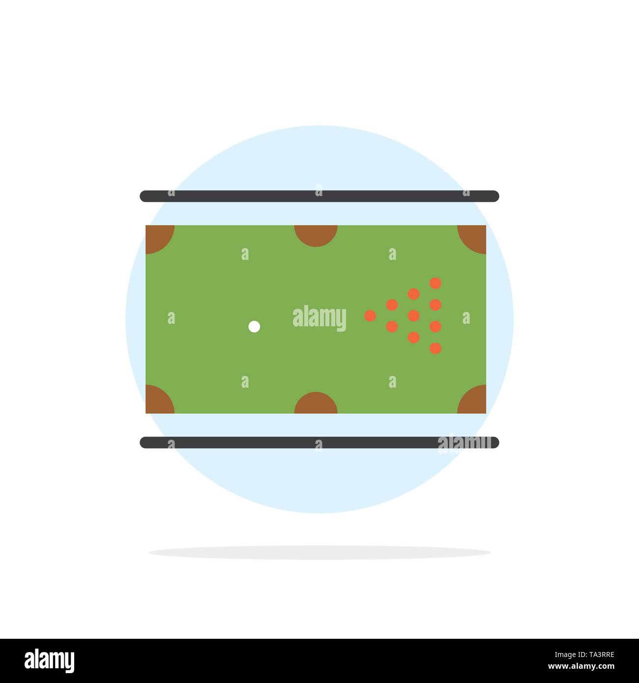 Billiards, Cue, Game, Pocket, Pool Abstract Circle Background Flat ...