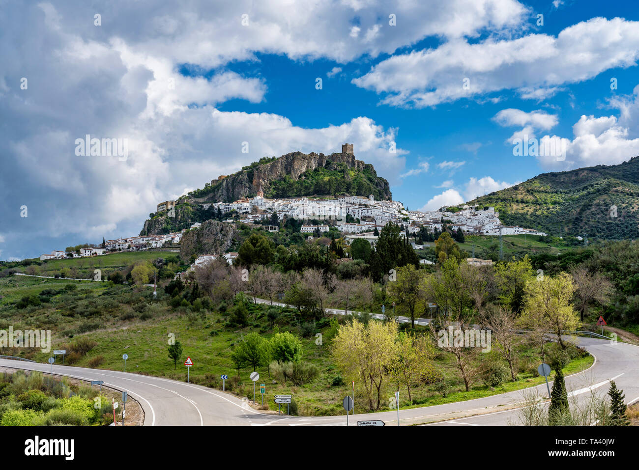White village zahara de hi-res stock photography and images - Alamy