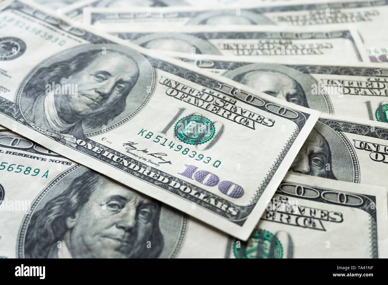 Pile of old one hundred dollar bills bills close up dollars Stock Pile of old one hundred dollar bills bills close up dollars Stock