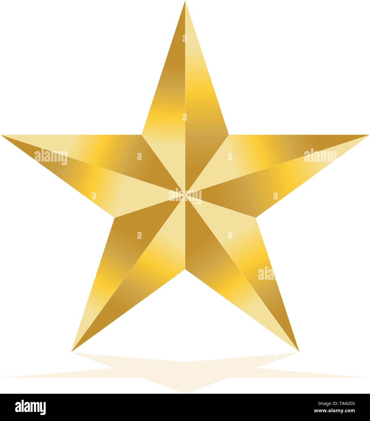 Sparkling gold star vector for all design Stock Vector Image & Art Alamy