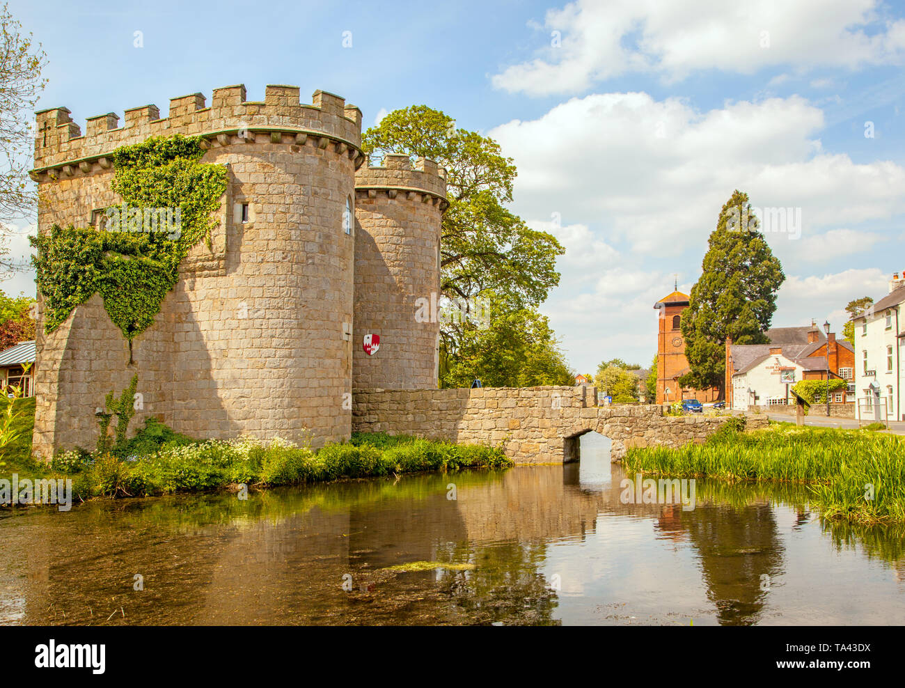 Whittington Castle, owned by the Whittington castle Preservation Fund