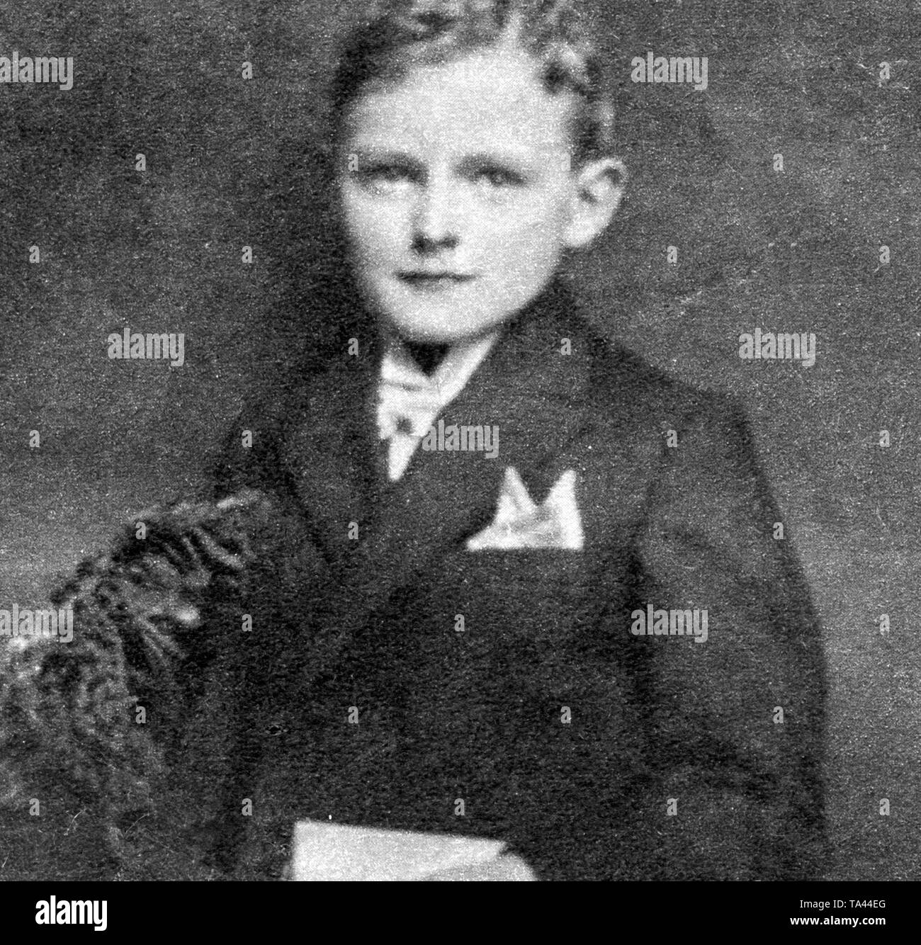Franz Josef Strauss as a student. Stock Photo