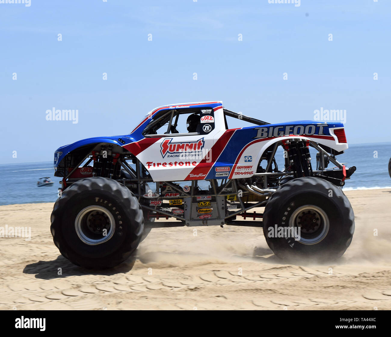 May 18, 2019 - PUNGO OFFROAD MONSTERS ON THE BEACH bring the big trucks to  the sand