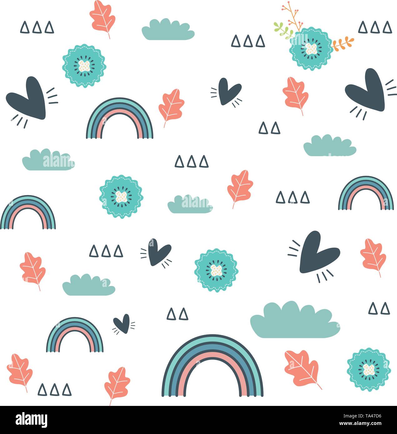 Rainbow background design, Weather climate time report meteorology sky ...