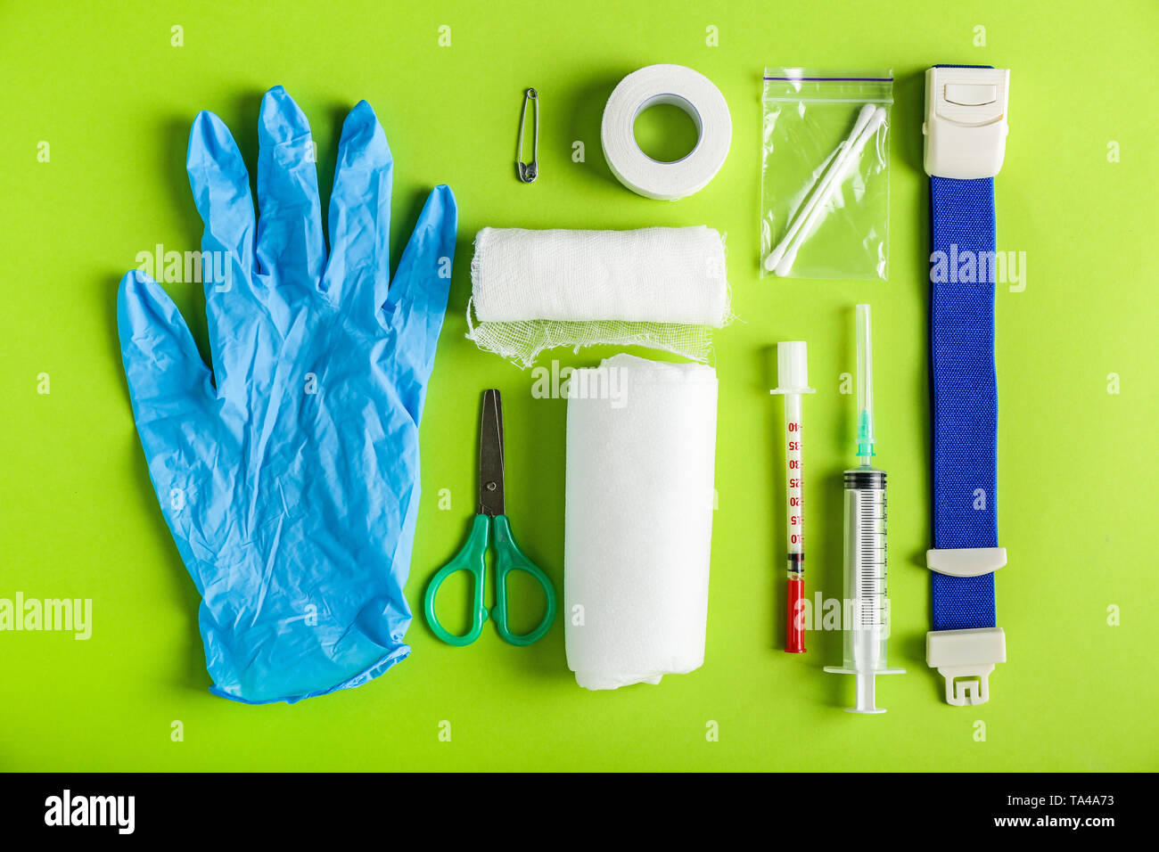 First aid kit items hi-res stock photography and images - Alamy