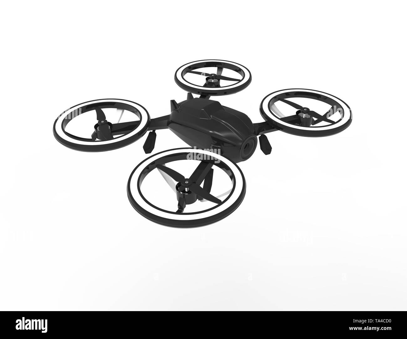 Flying drone video in 3d Black and White Stock Photos & Images - Alamy