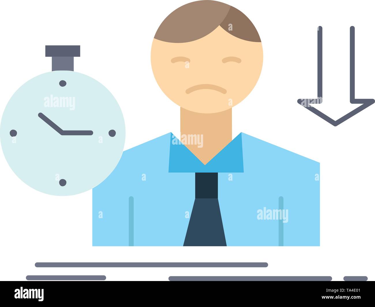 Lost time vector vectors hi-res stock photography and images - Alamy