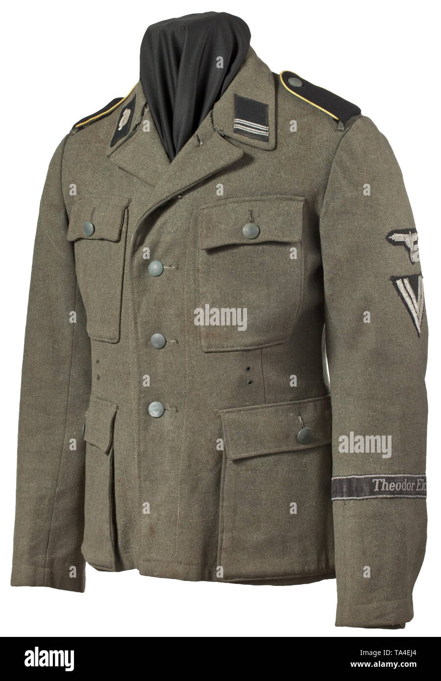 A field tunic M 43 for a Rottenführer of a signal unit of the SS