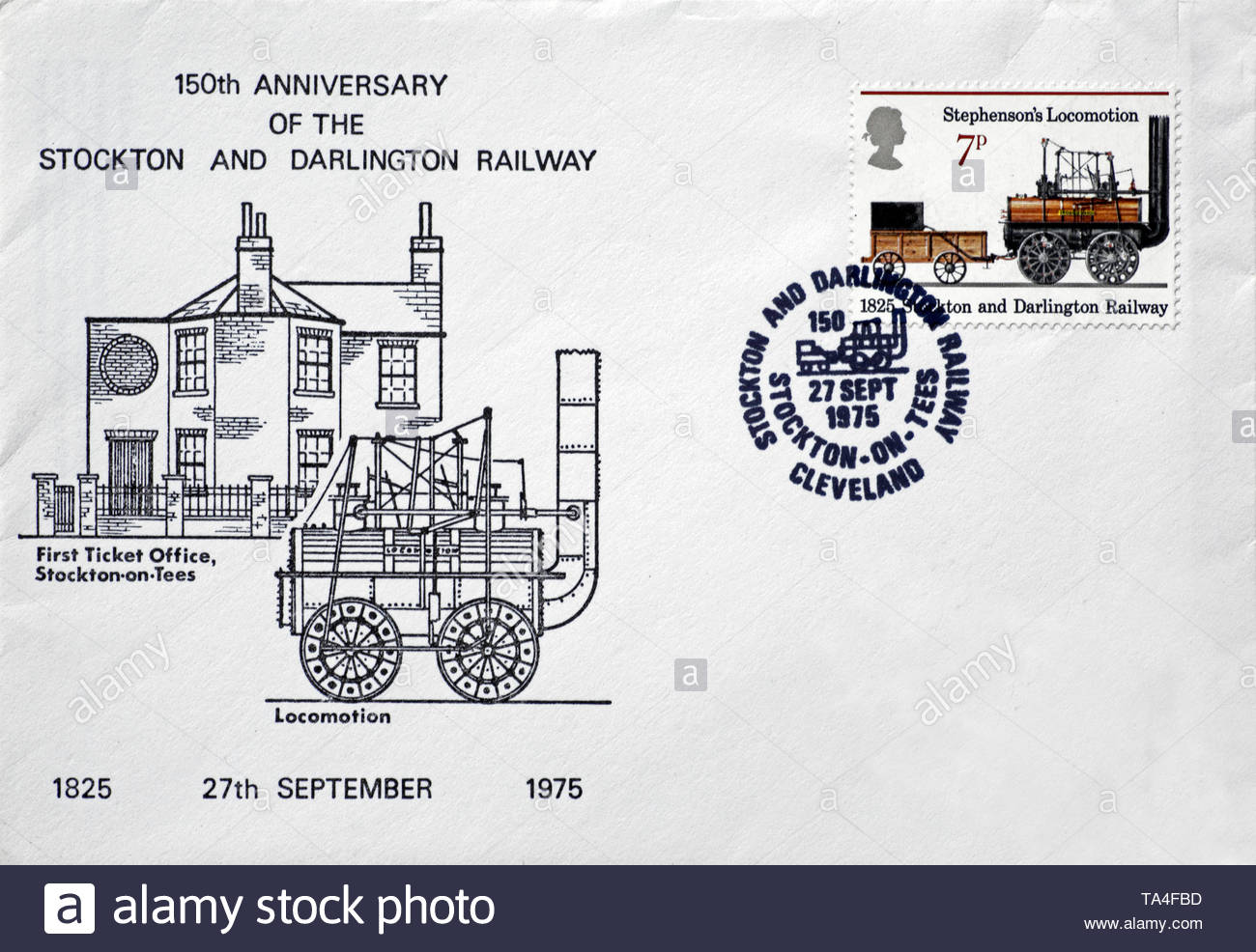 Stockton to darlington stamp hires stock photography and images Alamy