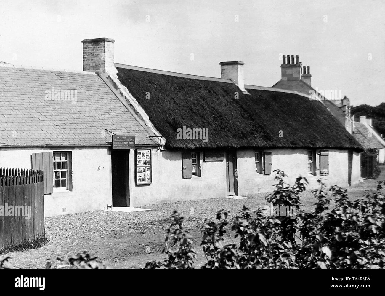 Robert Burns Cottage, Alloway Stock Photo Alamy