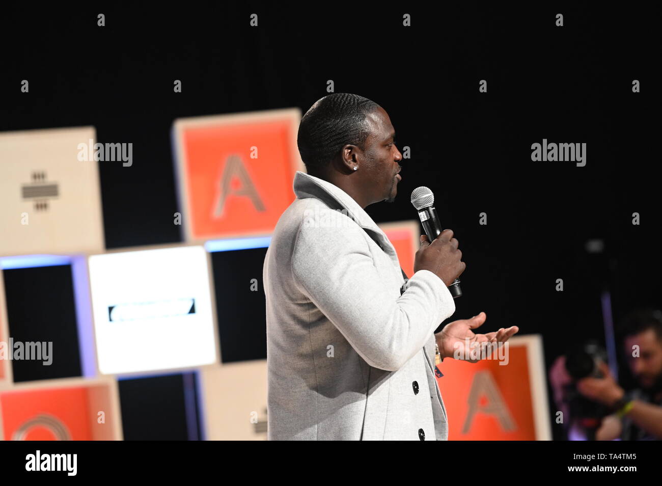 Toronto , Canada - 21 May 2019; Akon, Global artist & Akoin chairman ...