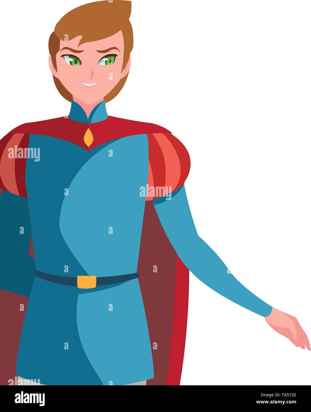 prince charming of tales character vector illustration design Stock ...