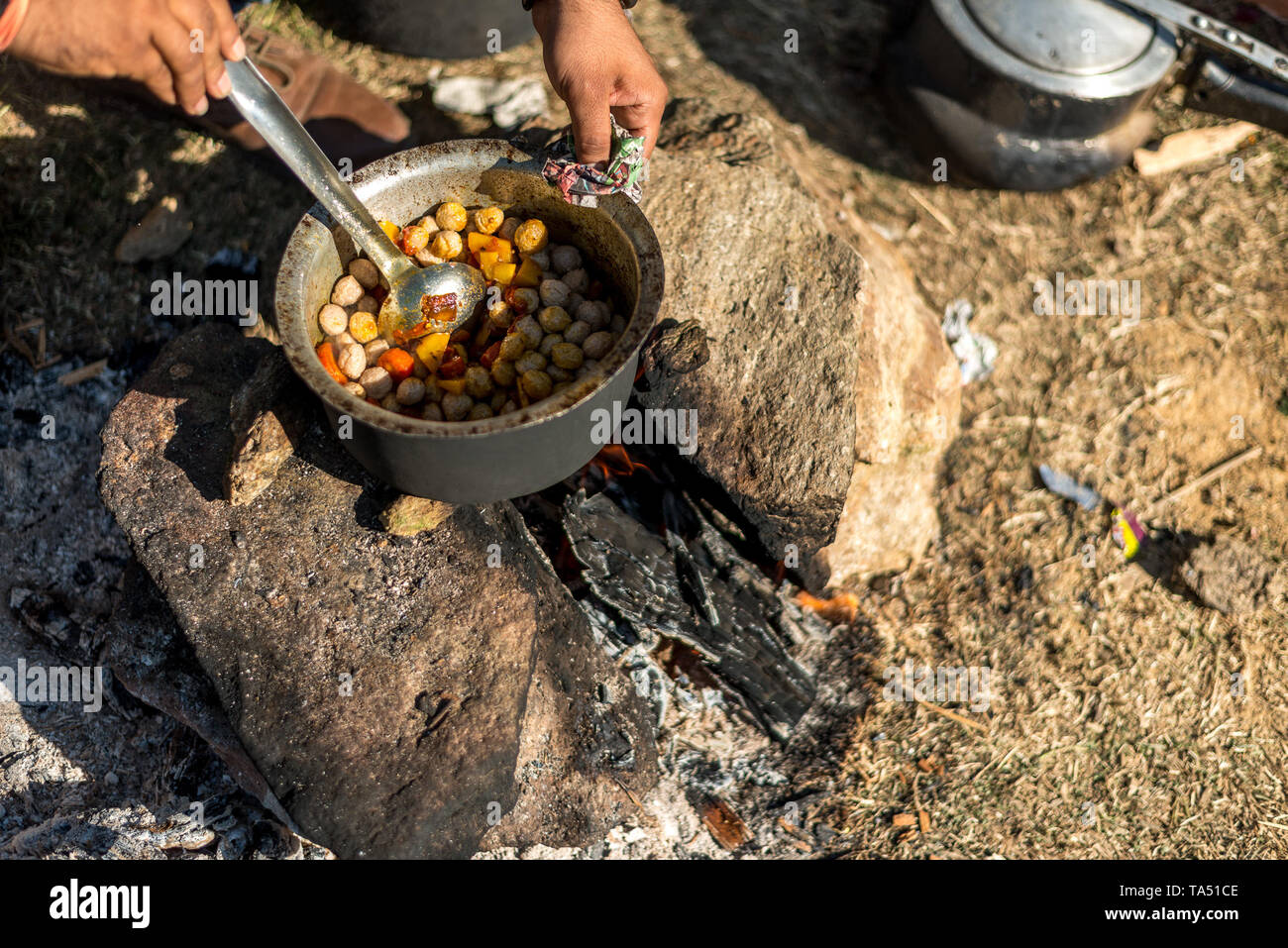 Mix In Cooking Burn mix hi-res stock photography and images - Alamy