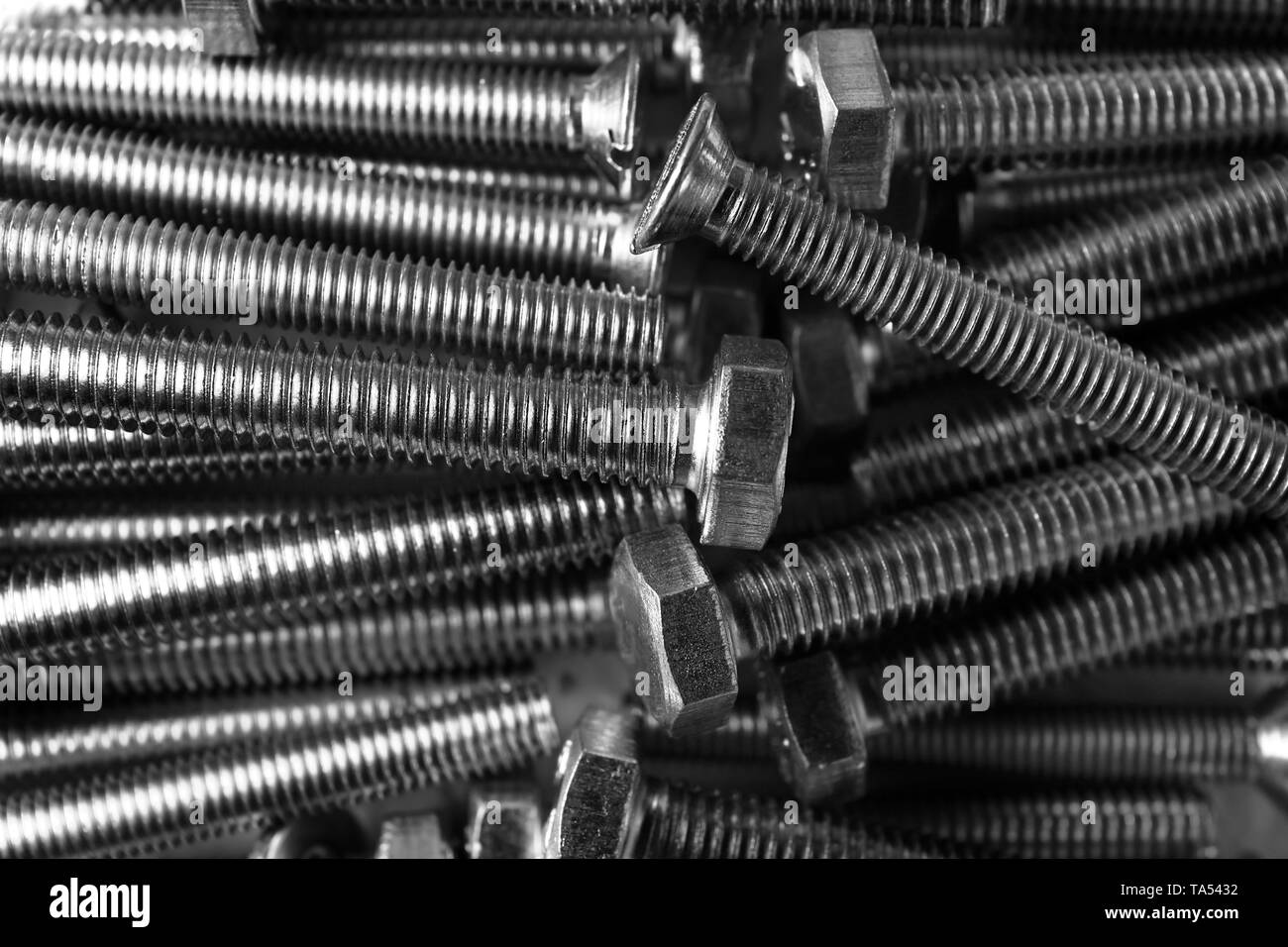 Pile bolts Black and White Stock Photos & Images Alamy